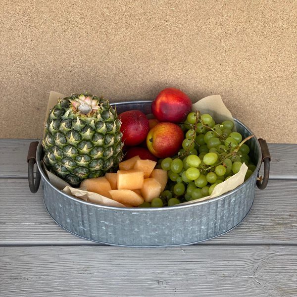 מגש פח אובלי