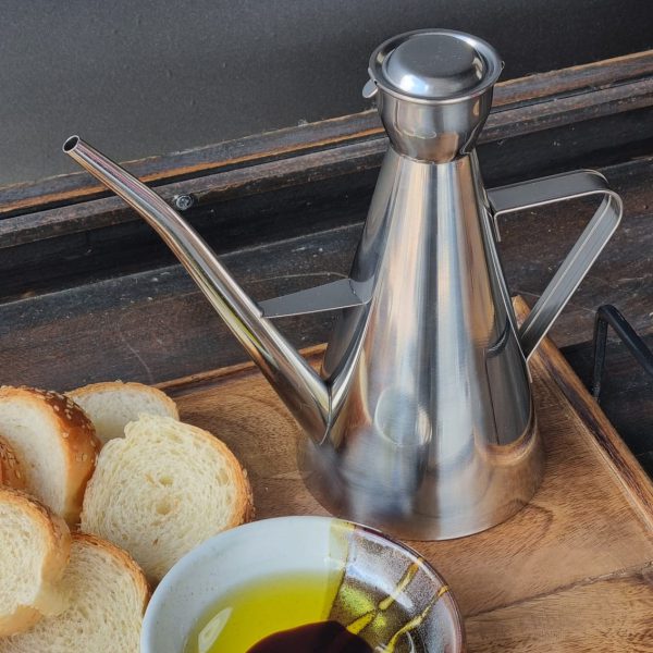 מיכל נירוסטה לשמן זית - 500 מ"ל