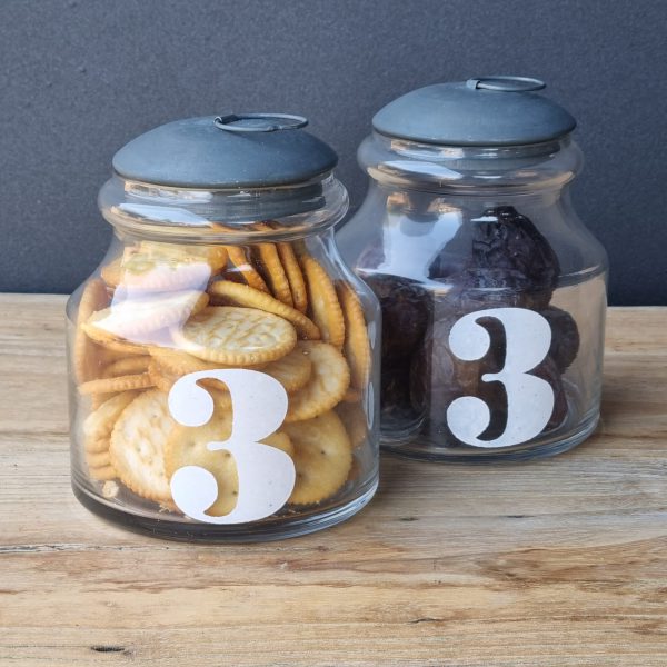 צנצנת זכוכית "3"