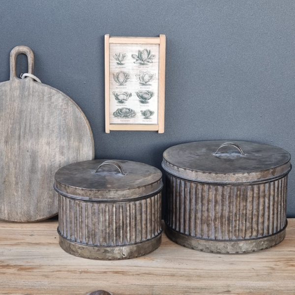 קופסאות פח עגולות