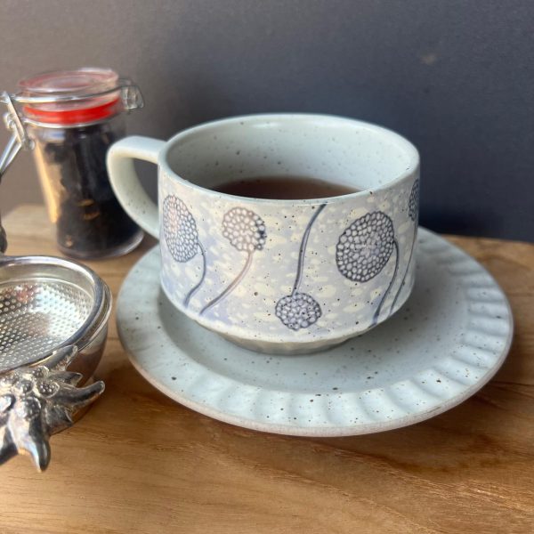 ספל ותחתית לכבוד הסתיו